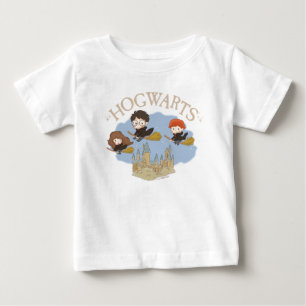 ハリー・ポッター™、ハーマイオニー、ロンがホグワーツを飛ぶ™ ベビーTシャツ