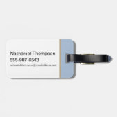 ハリー・ポッター™、ハーマイオニー、ロンがホグワーツを飛ぶ™ ラゲッジタグ (裏面横)