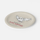 ハリー・ポッター |ヘドウィッグ赤ちゃんシャワー ペーパープレート (アングル)