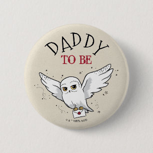 ハリー・ポッター ヘドウィッグ赤ちゃんシャワー Daddy To Be 缶バッジ