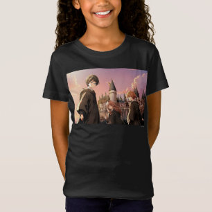 ハリー・ポッター™ ヘルミオーネ&ロン ホグワーツ™ アニメシーン Tシャツ