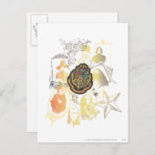 ハリー・ポッター |ホグカラフルワーツの紋章 ポストカード (正面/裏面)