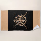 ハリー・ポッター |ホグワーツがウォンドクレストを横切った ビーチタオル (正面)