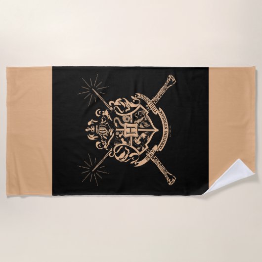 ハリー・ポッター |ホグワーツがウォンドクレストを横切った ビーチタオル (正面)