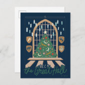 ハリー・ポッター | ホグワーツの大広間を飾ろう シーズンポストカード (正面/裏面)