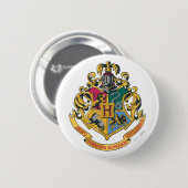 ハリー・ポッター | ホグワーツの紋章 - フルカラー 缶バッジ (正面&裏面)
