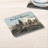 ハリー・ポッター |ホグワーツキャッスルブライダルシャワー スクエアペーパーコースター (アングル)