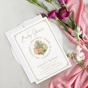 ハリー・ポッター   ホグワーツクレストベビーシャワー 招待状