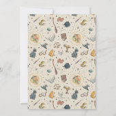 ハリー・ポッター | ホグワーツクレストベビーシャワー 招待状 (裏面)