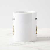 ハリー・ポッター |ホグワーツクレスト先生のパーソナライズ ジャンボコーヒーマグカップ (正面)