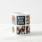 ハリー・ポッター |ホグワーツクレスト – パパ写真コラージュ コーヒーマグカップ (中央)