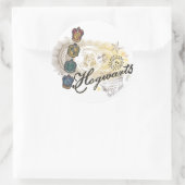 ハリー・ポッター |ホグワーツハウス – フルカラー ラウンドシール (バッグ)