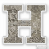 ハリー・ポッター |ホグワーツモノグラム シール (正面)