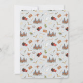 ハリー・ポッター | ホグワーツ城ベビーシャワー 招待状 (裏面)