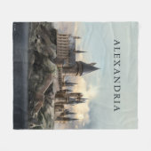 ハリー・ポッター | ホグワーツ城 ブライダルシャワー フリースブランケット (正面(横))