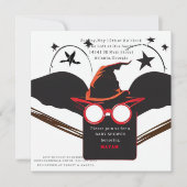 ハリー・ポッター | ホグワーツ城 ベビーシャワー 招待状 (正面)