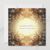 ハリー・ポッター | ホグワーツ城 ベビーシャワー 招待状 (裏面)