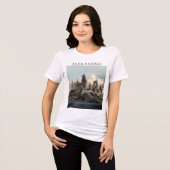 ハリー・ポッター | ホグワーツ城 日中 トライブレンドTシャツ (正面全面)
