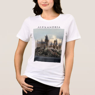 ハリー・ポッター | ホグワーツ城 日中 トライブレンドTシャツ