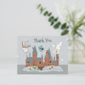 ハリー・ポッター | ホグワーツ城 謝辞 ポストカード (スタンド正面)