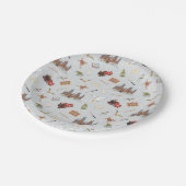 ハリー・ポッター |ホグワーツ柄ベビーシャワー ペーパープレート (アングル)