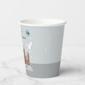 ハリー・ポッター |ホグワーツ柄ベビーシャワー 紙コップ (裏面)