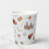 ハリー・ポッター |ホグワーツ柄ベビーシャワー 紙コップ (裏面)