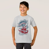 ハリー・ポッター | ホグワーツ特急 タイポグラフィー Tシャツ (正面フル)