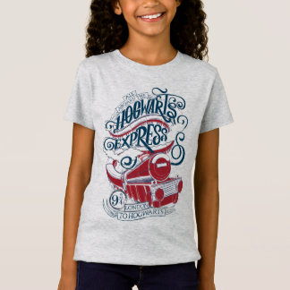 ハリー・ポッター | ホグワーツ特急 タイポグラフィ Tシャツ