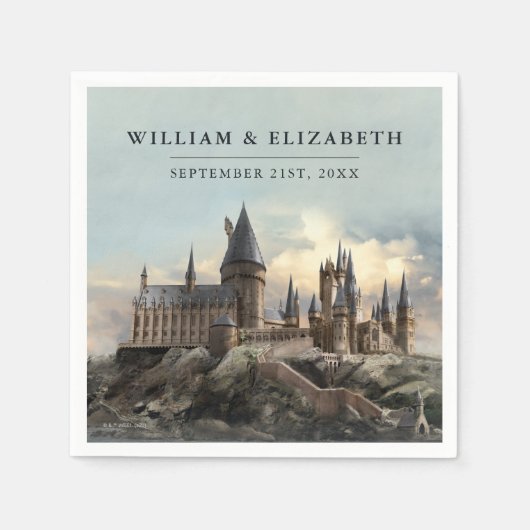 ハリー・ポッター |ホグワーツ結婚城 スタンダードカクテルナプキン (正面)