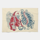 ハリー・ポッター |ホグワーツ表現タイポグラフィ キッチンタオル (横)