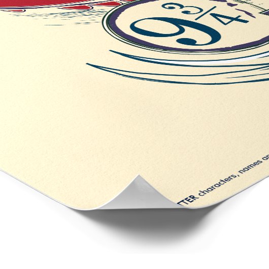 ハリー・ポッター |ホグワーツ表現タイポグラフィ ポスター (角)