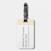 ハリー・ポッター |ホグワーツ表現タイポグラフィ ラゲッジタグ (裏面縦)