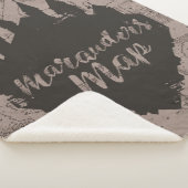 ハリー・ポッター |ホグワーツ™キャッスルマルーダーの地図 シェルパブランケット (3/4)