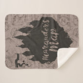 ハリー・ポッター |ホグワーツ™キャッスルマルーダーの地図 シェルパブランケット (正面(横))