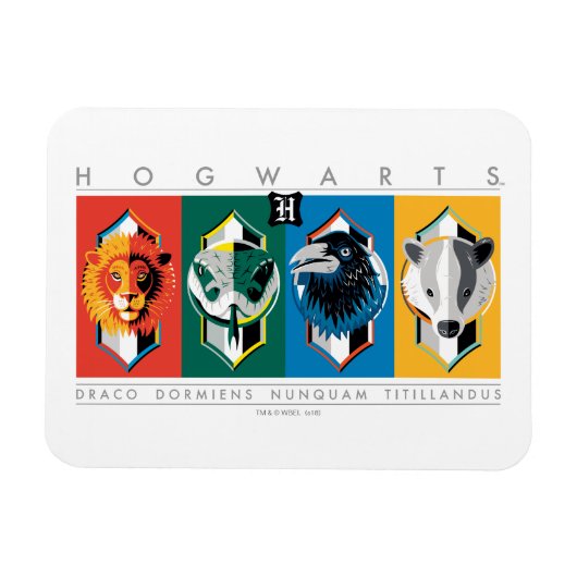 ハリー・ポッター |ホグワーツ™ハウスシジルズ マグネット (横)
