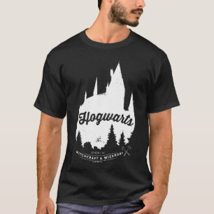 ハリー・ポッター  ホグワーツ™城タイポグラフィ Tシャツ