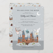 ハリー・ポッター | ホグワーツ - 月を超えて 招待状 (正面/裏面)