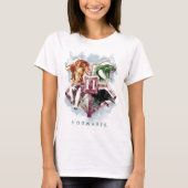 ハリー・ポッター | ホグワーツ™ 紋章 水彩 Tシャツ (正面)