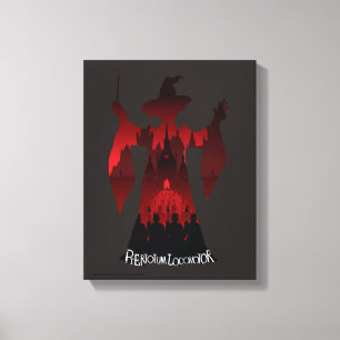 ハリー・ポッター   マクゴナガル教授の彫像軍隊 キャンバスプリント