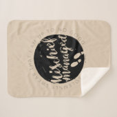 ハリー・ポッター |マラウダー地図チャームタイポグラフィ シェルパブランケット (正面(横))