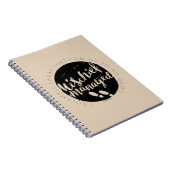 ハリー・ポッター |マラウダー地図チャームタイポグラフィ ノートブック (右側)