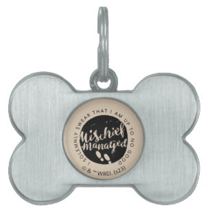 ハリー・ポッター  マラウダー地図チャームタイポグラフィ ペットネームタグ