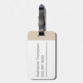 ハリー・ポッター |マラウダー地図チャームタイポグラフィ ラゲッジタグ (裏面縦)