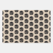 ハリー・ポッター |マラウダー地図チャームタイポグラフィ ラッピングペーパーシート (正面)