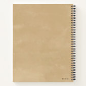 ハリー・ポッター |メガネとクイルのスケッチ ノートブック (裏面)