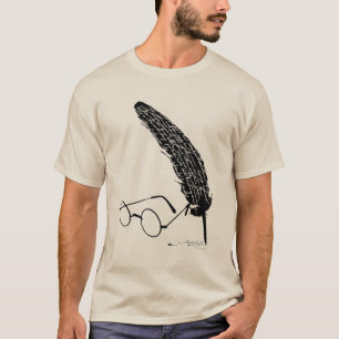 ハリー・ポッター メガネとクイル Tシャツ