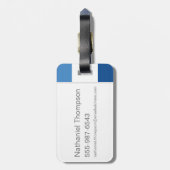 ハリー・ポッター |ラベンクローハウスプライドロゴ ラゲッジタグ (裏面縦)