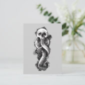 ハリー・ポッター |濃いマークの水色 ポストカード (スタンド正面)