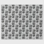 ハリー・ポッター |濃いマークの水色 ラッピングペーパー (フラット)